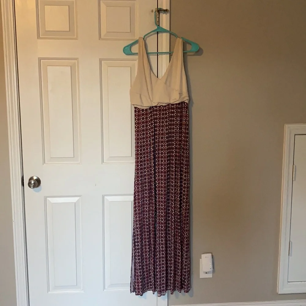 Long maxi dress from Anthropologie. - Picture 5 of 5